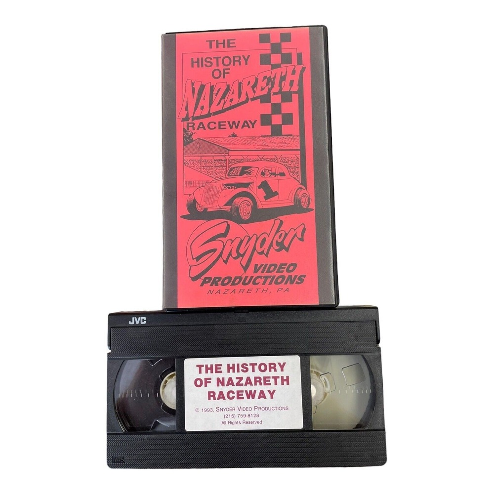 The History Of Nazareth Raceway Snyder Video Productions VHS 1993